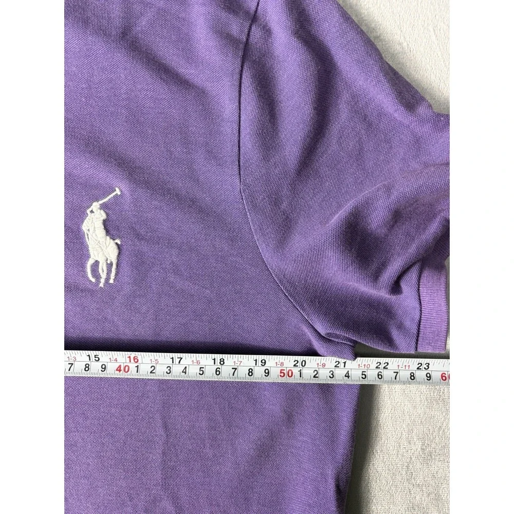 Polo Golf Ralph Lauren Performance Polo‎ Shirt Mens Large Purple Big Pony